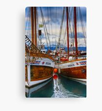 Schooners Hildur and Hauker Canvas Print