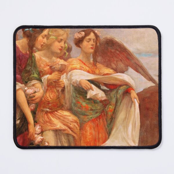 Item preview, Angels Descending - Rupert Bunny designed and sold by brushandframes.