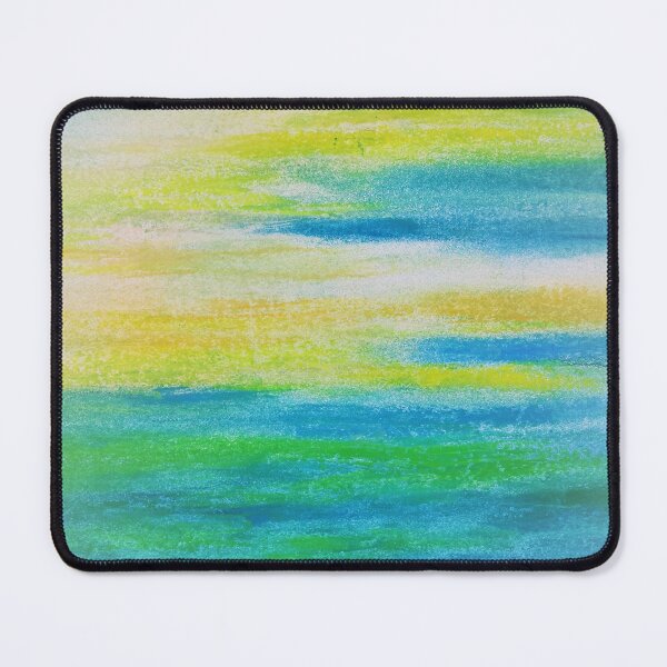 Item preview, Beautiful yellow, green and blue pastel artwork designed and sold by jeanyun48.