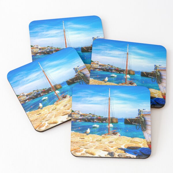 Item preview, Mousehole Harbor Boats, Cornwall, UK designed and sold by Paul Thompson Photography.