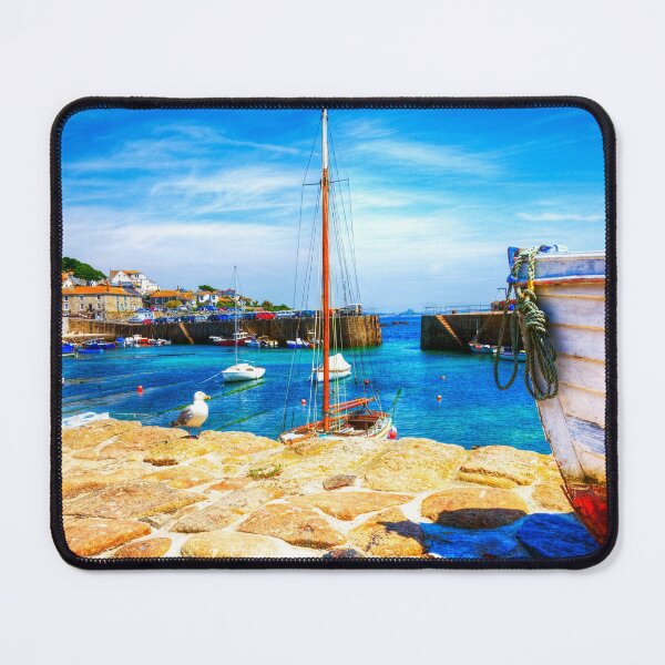 Item preview, Mousehole Harbor Boats, Cornwall, UK designed and sold by Paul Thompson Photography.