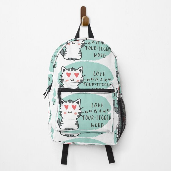 Item preview, Funny Cat Love Quote Love Is A Four-Legged Word - funny quote, love quote designed and sold by Delandor.