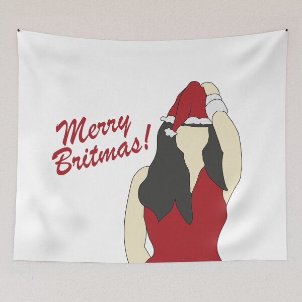 Item preview, Blackout Christmas Britney Spears Merry Britmas designed and sold by popmoments.