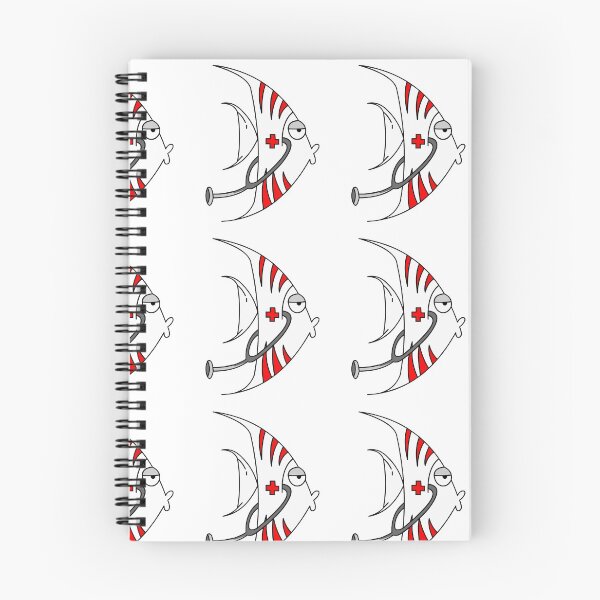 Item preview, Funny and Cute Medic Angel Fish Cartoon designed and sold by carefortoon.