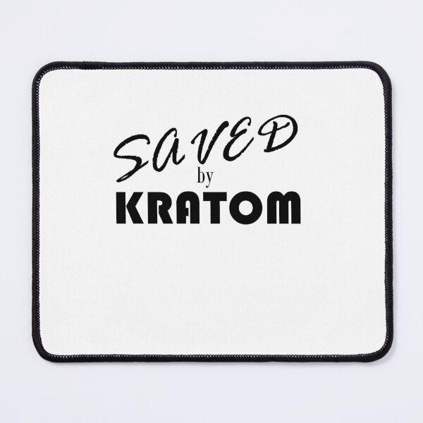 Item preview, Saved by Kratom - Black Text designed and sold by MountMercantile.