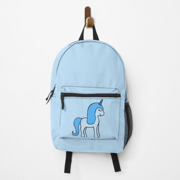Item preview, Minimalistic Super Cute And Happy Light Blue Baby Unicorn designed and sold by Barolina.
