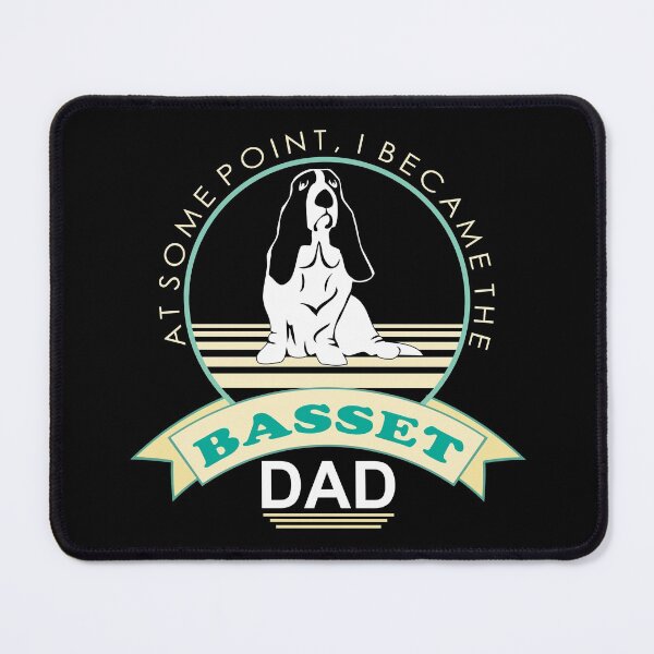 Item preview, Basset Dad | NickerStickers® on Redbubble designed and sold by NickerStickers.