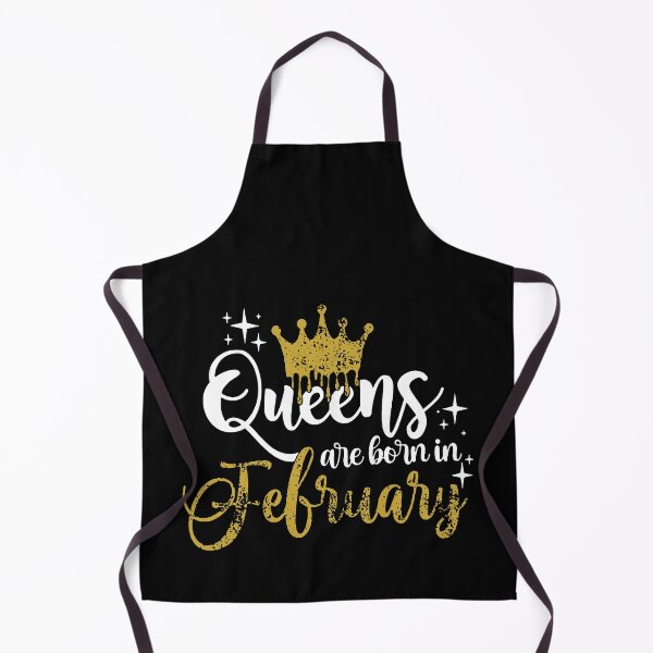 Item preview, Queens are born in February kid girl boy Off birthday Vacation Inspiration Joy Mood designed and sold by DesignByHeartUK.