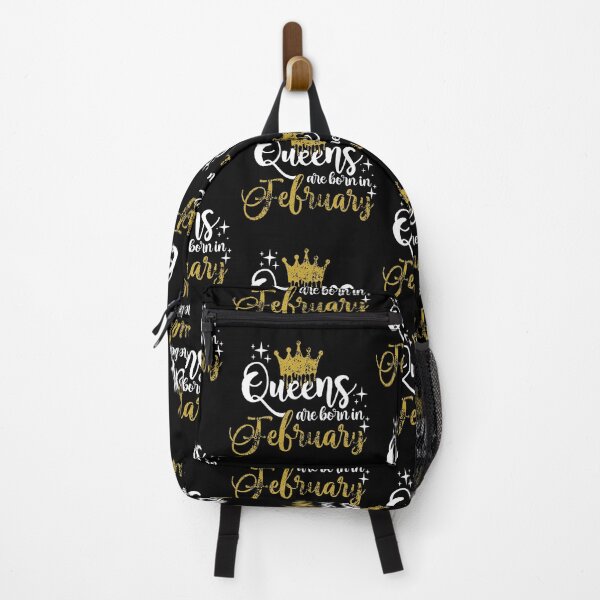 Item preview, Queens are born in February kid girl boy Off birthday Vacation Inspiration Joy Mood designed and sold by DesignByHeartUK.