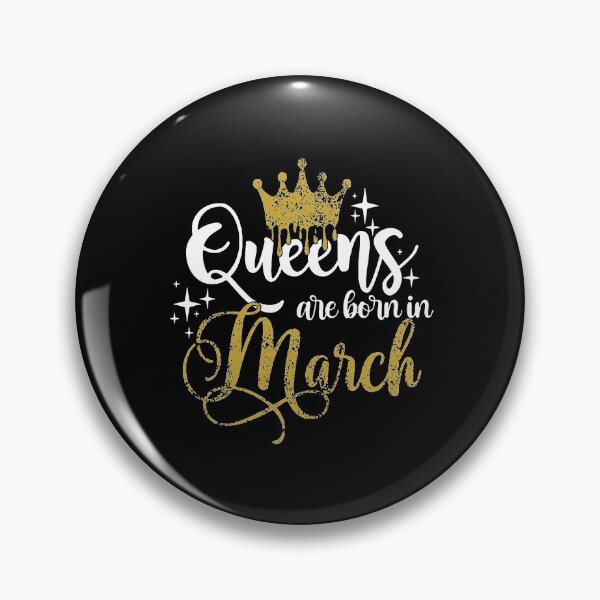 Item preview, Queens are born in March kid girl boy Off birthday Vacation Inspiration Joy Mood designed and sold by DesignByHeartUK.