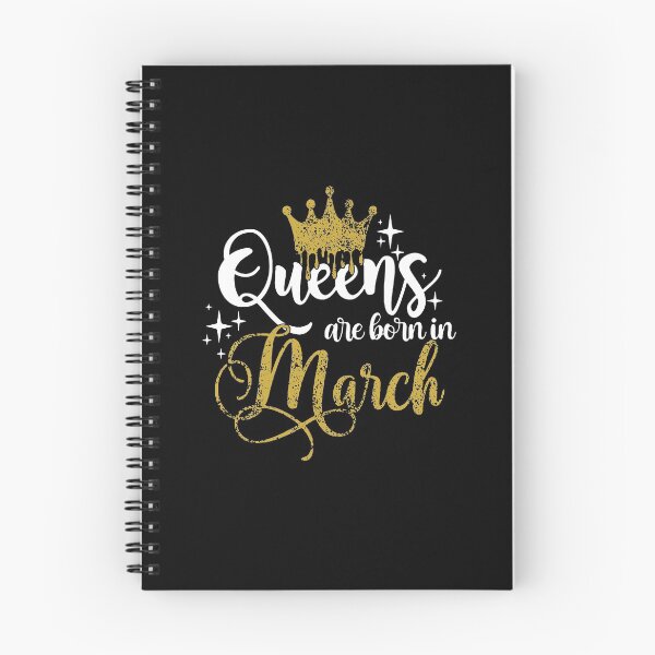 Item preview, Queens are born in March kid girl boy Off birthday Vacation Inspiration Joy Mood designed and sold by DesignByHeartUK.