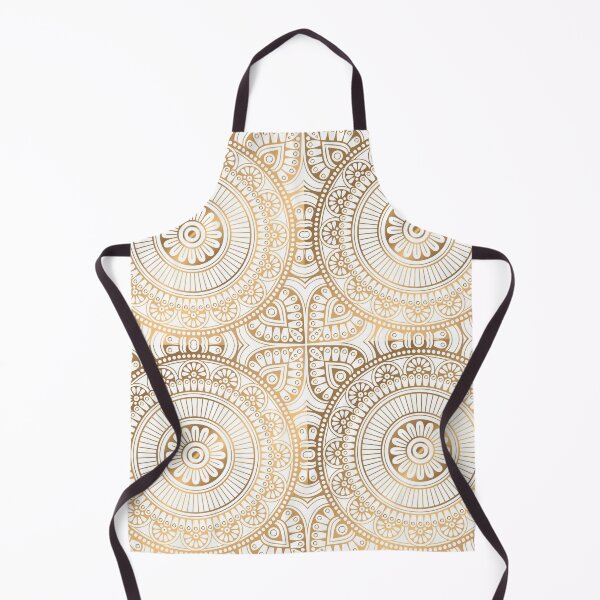 Item preview, Mandala Gold Pattern Illustration With White Shimmer designed and sold by Vic Torys ☆.