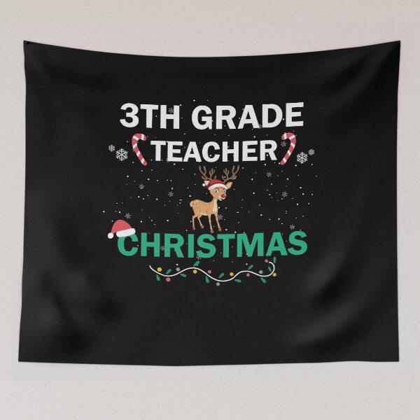Item preview, 3th Grade Teacher Christmas designed and sold by imaneless.