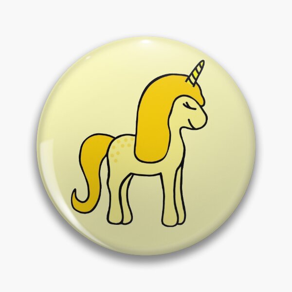 Item preview, Minimalistic Super Cute And Happy Light Yellow Baby Unicorn  designed and sold by Barolina.