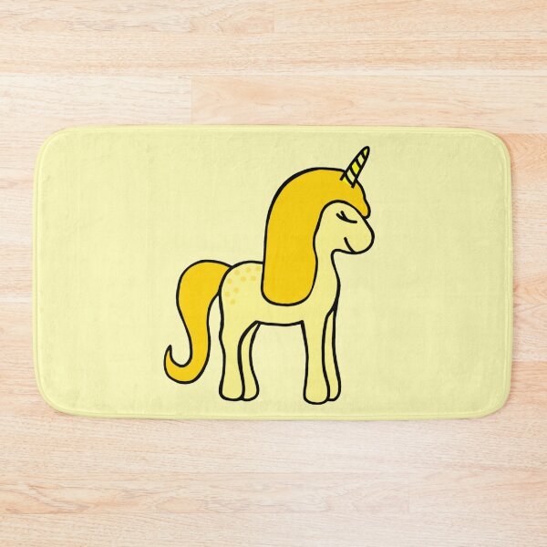 Item preview, Minimalistic Super Cute And Happy Light Yellow Baby Unicorn  designed and sold by Barolina.