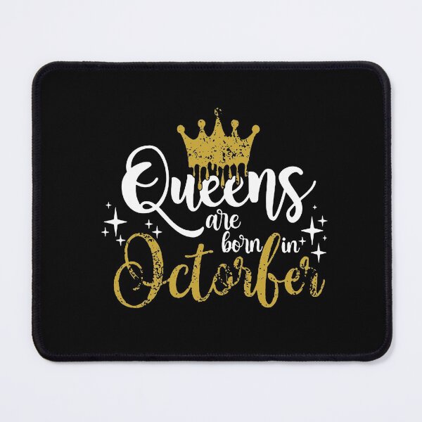 Item preview, Queens are born in October kid girl boy Of birthday Vacation Inspiration Joy Mood designed and sold by DesignByHeartUK.