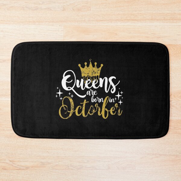 Item preview, Queens are born in October kid girl boy Of birthday Vacation Inspiration Joy Mood designed and sold by DesignByHeartUK.