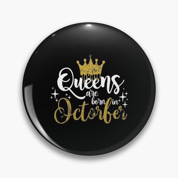 Item preview, Queens are born in October kid girl boy Of birthday Vacation Inspiration Joy Mood designed and sold by DesignByHeartUK.