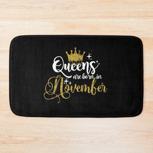 Item preview, Queens are born in November kid girl boy Of birthday Vacation Inspiration Joy Mood designed and sold by DesignByHeartUK.
