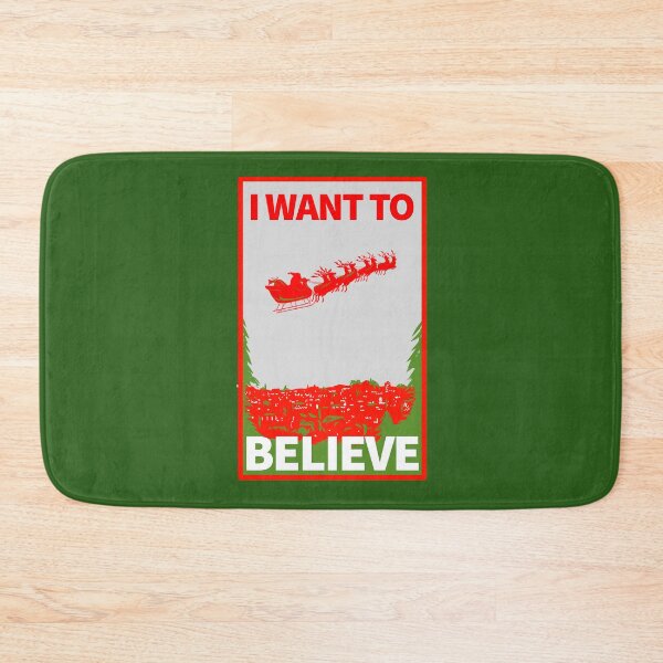 Item preview, I Want To Believe In Santa Clause designed and sold by dwarmuth.