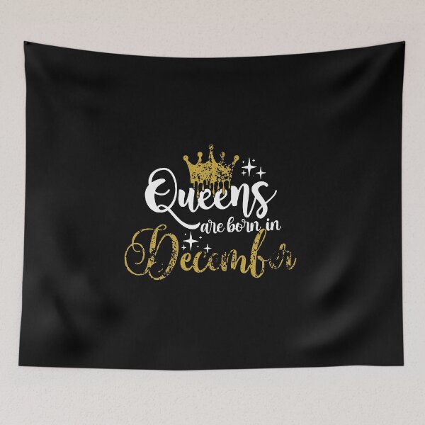 Item preview, Queens are born in December kid girl boy Of birthday Vacation Inspiration Joy Mood designed and sold by DesignByHeartUK.