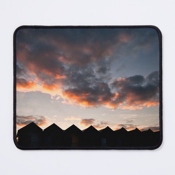 Item preview, Silhouetted Beach Huts at Blyth (2) designed and sold by Violaman.
