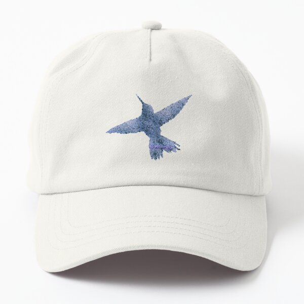 Dotted Hummingbird_Blue Dad Hat