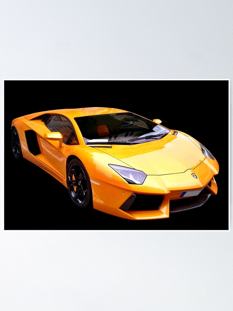 Póster «Lamborghini amarillo» de dcreate | Redbubble