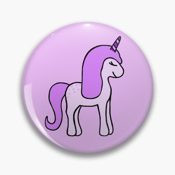 Item preview, Minimalistic Super Cute And Happy Light Purple Baby Unicorn  designed and sold by Barolina.