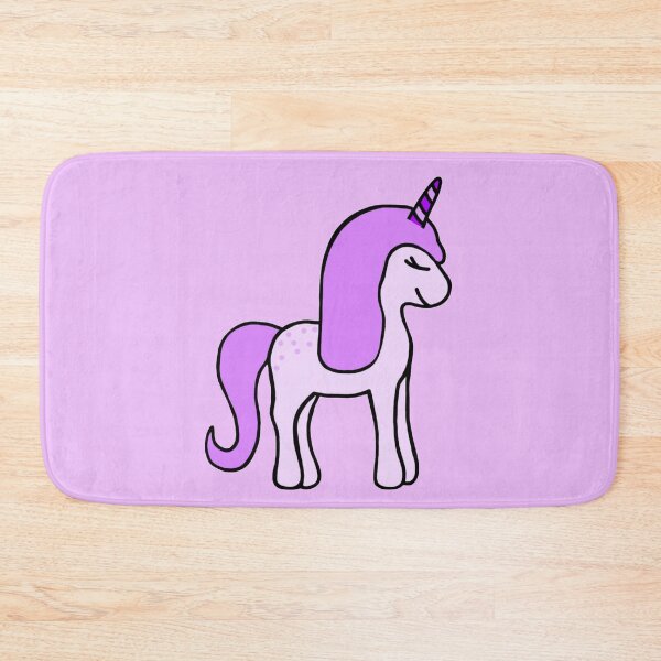 Item preview, Minimalistic Super Cute And Happy Light Purple Baby Unicorn  designed and sold by Barolina.