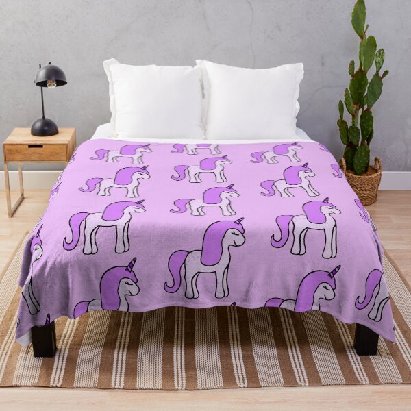Item preview, Minimalistic Super Cute And Happy Light Purple Baby Unicorn  designed and sold by Barolina.