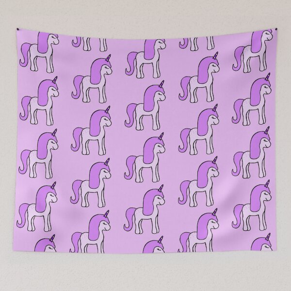 Item preview, Minimalistic Super Cute And Happy Light Purple Baby Unicorn  designed and sold by Barolina.