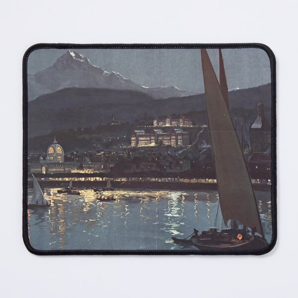 Item preview, Vintage Travel Poster Evian les bains 1908 Vintage French designed and sold by cutesy.