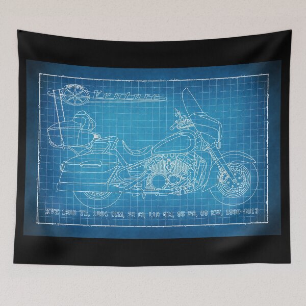 Item preview, Venture XVZ 1300 Blueprint designed and sold by KlaraBubble.