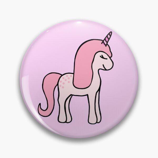 Item preview, Minimalistic Super Cute And Happy Light Pink Baby Unicorn  designed and sold by Barolina.
