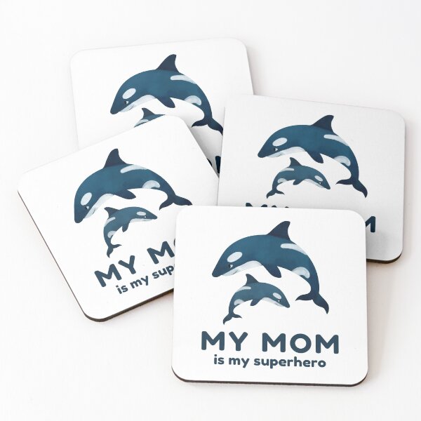 Item preview, Whale Lovers : My Mom Is My Superhero designed and sold by MoaaStore.