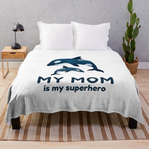Item preview, Whale Lovers : My Mom Is My Superhero designed and sold by MoaaStore.