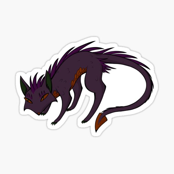 Demon Cat Sticker