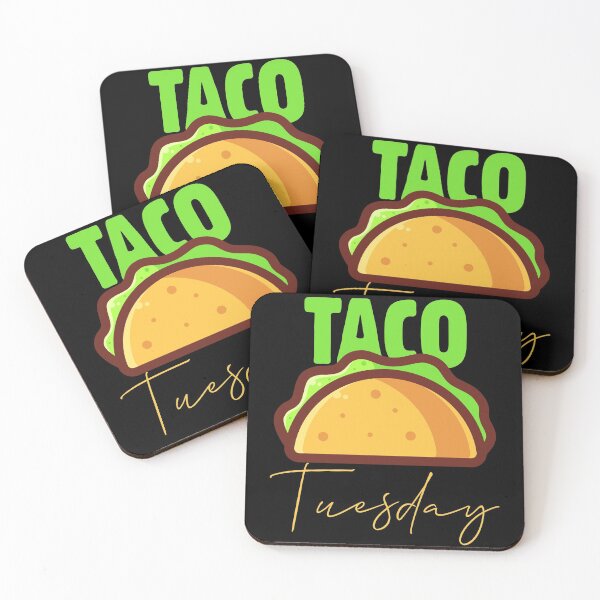 Aperçu de l'œuvre Taco Tuesday Tacos Drôle Mignon Taco Amant créée et vendue par Echo Dusk.