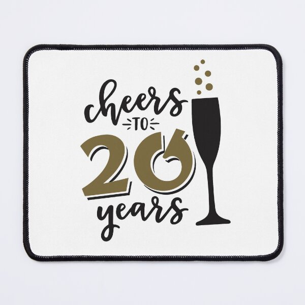 Item preview, Cheers to 20 years birthday men women Of birthday Vacation Inspiration Joy Mood designed and sold by DesignByHeartUK.