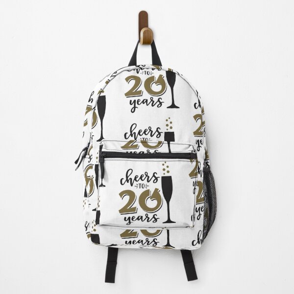 Item preview, Cheers to 20 years birthday men women Of birthday Vacation Inspiration Joy Mood designed and sold by DesignByHeartUK.