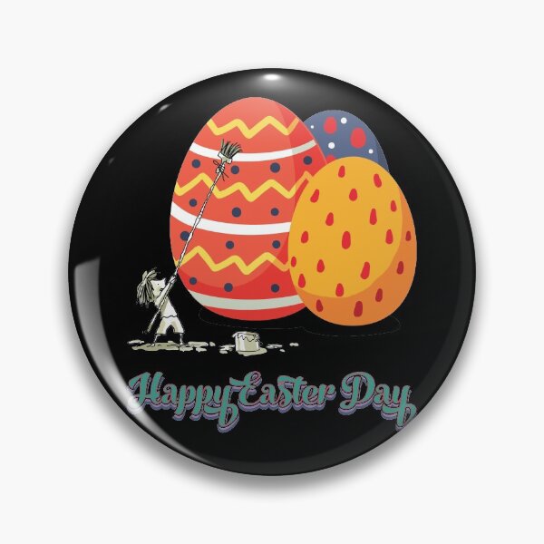 Item preview, Happy Easter Day  Colorful Dye Egg  designed and sold by ClaireBelbeck.