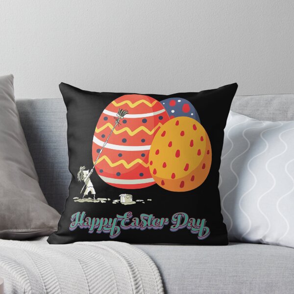 Artikelvorschau, Happy Easter Day Buntes Färbeei entworfen und verkauft von ClaireBelbeck.