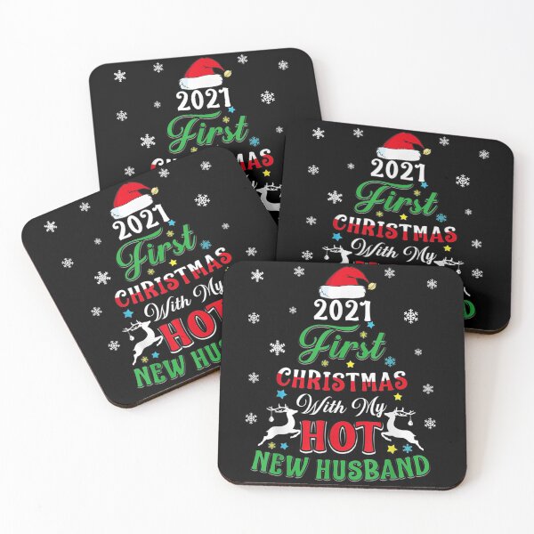 Item preview, First Christmas With My Hot New Husband Funny Christmas 2021 designed and sold by RobertoGomis.