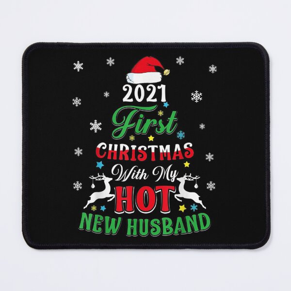 Item preview, First Christmas With My Hot New Husband Funny Christmas 2021 designed and sold by RobertoGomis.