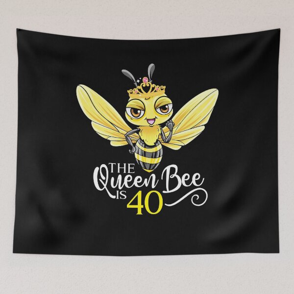 Item preview, The Queen Bee Is 40 - 40th Birthday designed and sold by Meliafroggy.