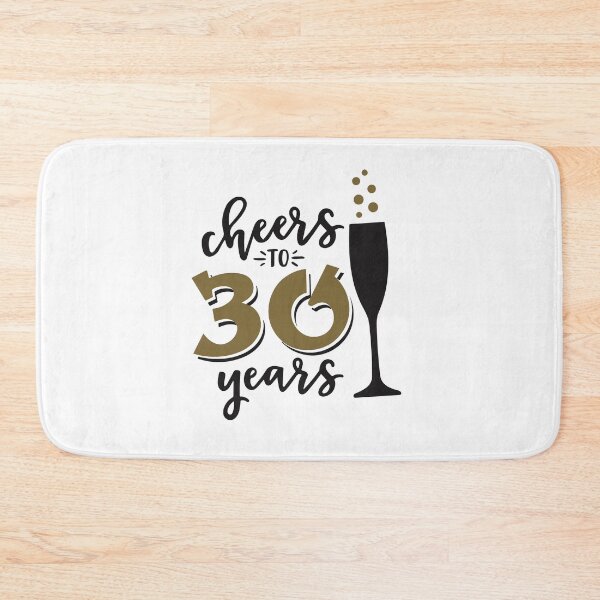 Item preview, Cheers to 30 years birthday men women Of birthday Vacation Inspiration Joy Mood designed and sold by DesignByHeartUK.