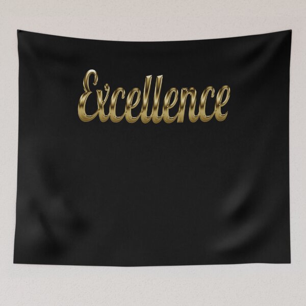Item preview, Excellence - Retro motivation in Gold designed and sold by Dyna-Mix.
