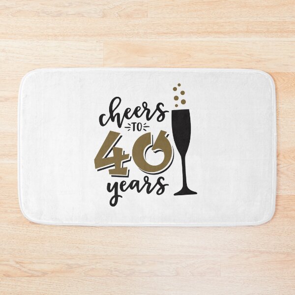 Item preview, Cheers to 40 years birthday men women Of birthday Vacation Inspiration Joy Mood designed and sold by DesignByHeartUK.