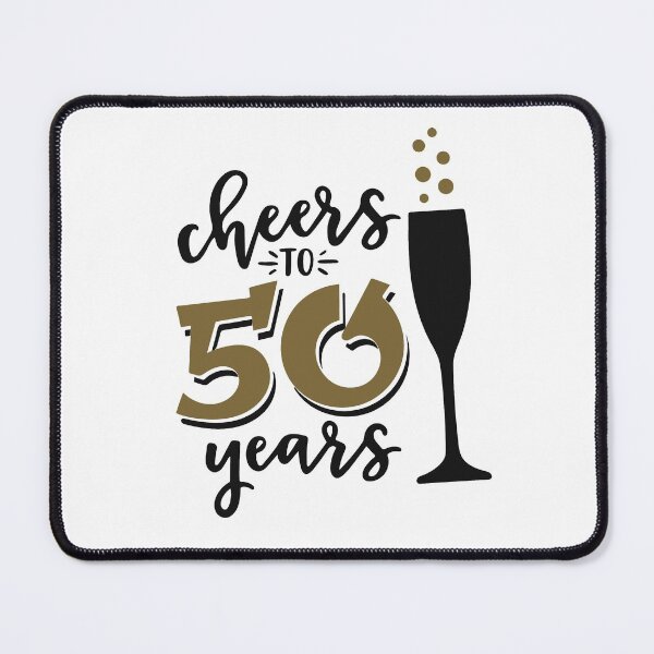 Item preview, Cheers to 50 years birthday men women Of birthday Vacation Inspiration Joy Mood designed and sold by DesignByHeartUK.